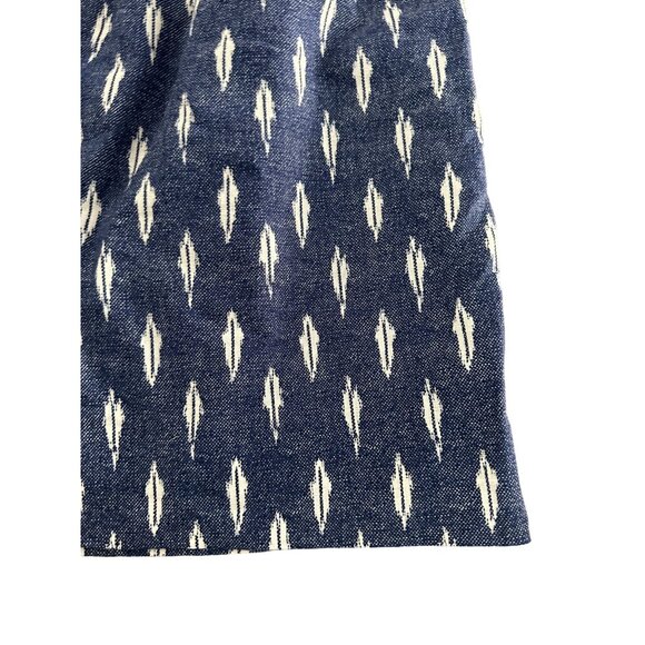 J CREW Blue White Patterned Skirt Size 2 NEW - Picture 4 of 6